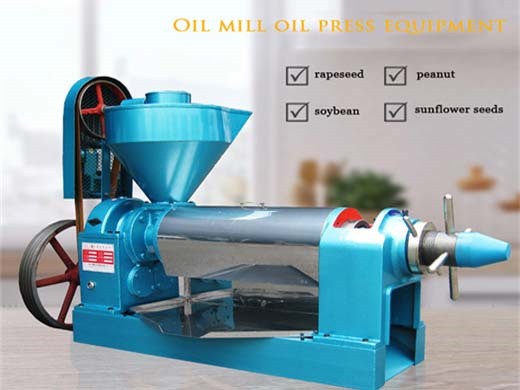 The USA edible oil presses manufacturer: kinetic energy