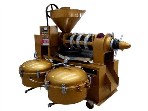 oil press machine with centrifugal filter temperature controled