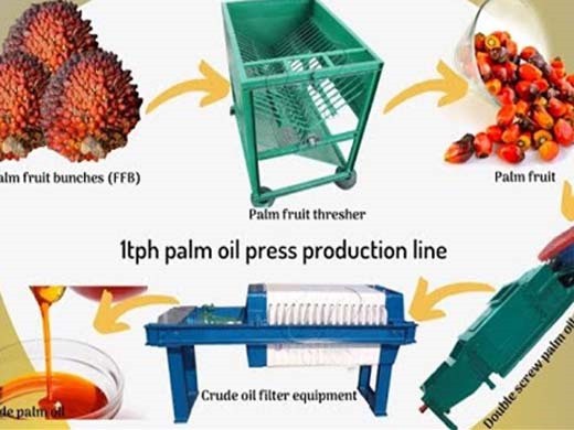 1-20t/h fresh oil palm fruit extraction equipment palm oil in Okarem