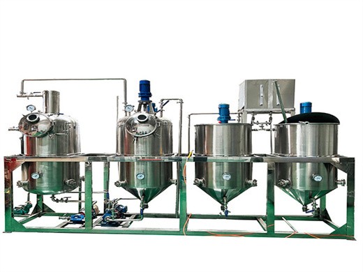 Cameroon 20tpd crude coconut oil refining equipment