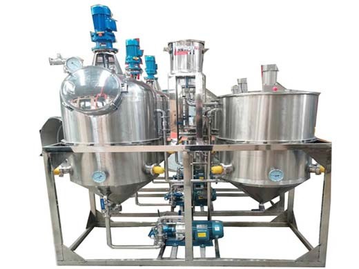 processing machinery crude oil refinery soybean oil extraction