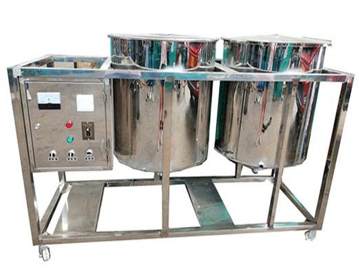 buy high quality cottonseed oil refining equipment from Tunisia