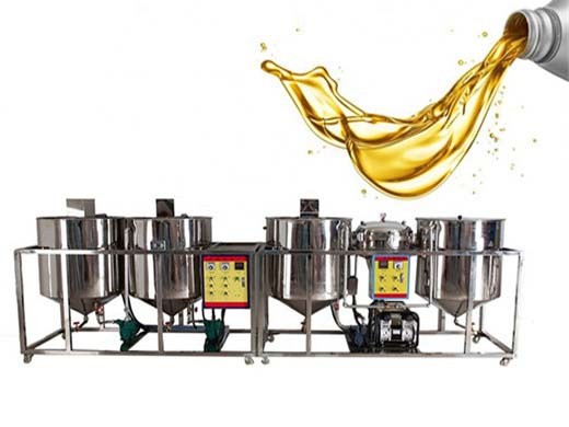 rapeseed oil production – vegetable oil refining oil in Tunisia