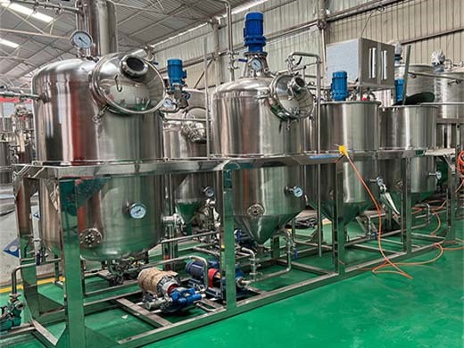 china best sale sesame oil refinery equipment and plam
