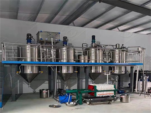 hot sale and high quality soya bean oil refining machine in Congo King